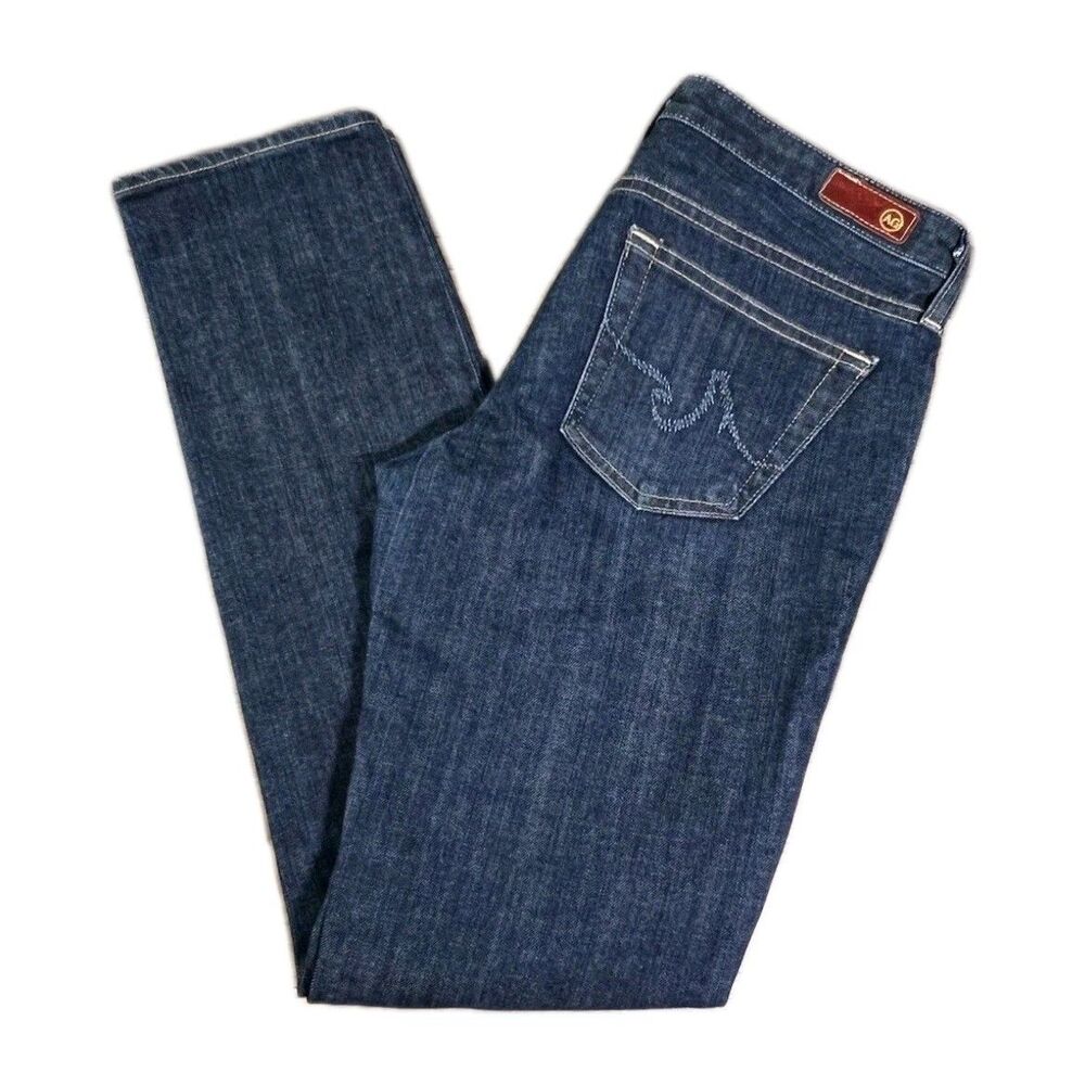 AG Adriano Goldschmied "The Stilt" Cigarette Leg 29R Dark Denim Jeans